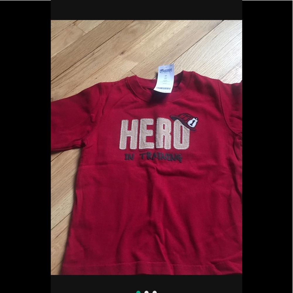 NWT! “ Hero in Training” long sleeve shirt 🚒
